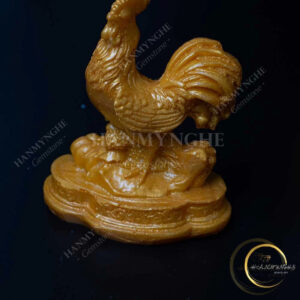 Tượng con GÀ ( dậu ) màu vàng 10cm HANMYNGHE