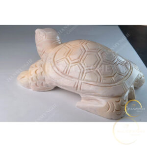 Rùa đá phong thuỷ đá carrot tự nhiên nguyên khối 20CM  HANMYNGHE