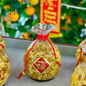 Túi tiền nước thần tài kèm hộp 10 cm HANMYNGHE