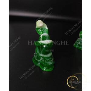 Tượng con rắn màu xanh ngọc cao 10cm bột đá đúc HANMYNGHE 5 images upload woo2F8ac27b8b1ea7c8d867bcfd3486adb004