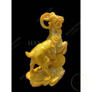 Dê bột đá đúc phong thuỷ cao 25 cm HANMYNGHE