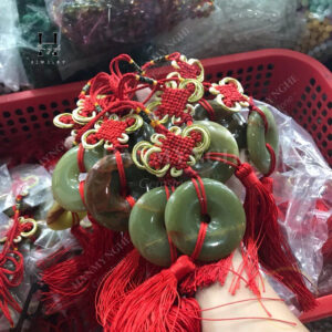 Dây treo ô tô đồng điếu đá ngọc onyz HANMYNGHE