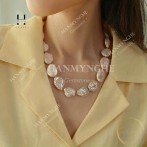 Vòng cổ ngọc trai tự nhiên nước ngọt HANMYNGHE