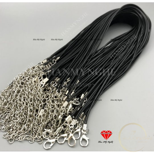Dây da đeo cổ 1,5mm HANMYNGHE 2 Dây da đeo cổ 1,5mm HANMYNGHE - Ảnh 2
