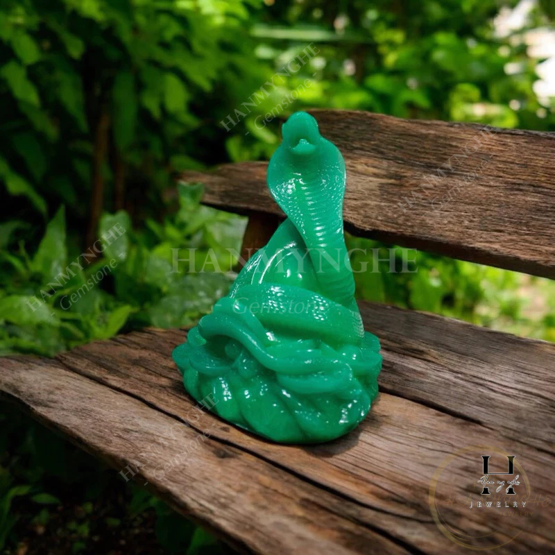 Tượng con rắn bột đá đúc 16 cm HANMYNGHE 1 Tượng con rắn bột đá đúc 16 cm HANMYNGHE