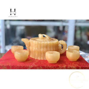 bộ ấm trà 6 chén hoàng long