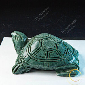 Rùa phong thuỷ đá ngọc ấn độ 20cm tự nhiên nguyên khối HANMYNGHE