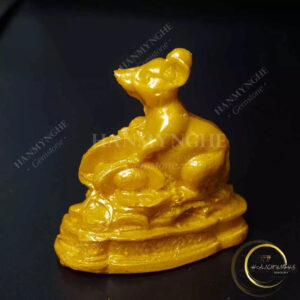 Tượng con chuột màu vàng 10cm HANMYNGHE