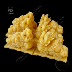 Tỳ hưu đá ngọc hoàng long 15cm HANMYNGHE