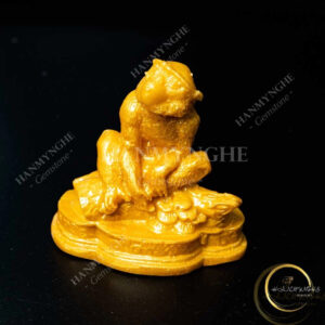 Tượng con khỉ (THÂN) màu vàng 10cm HANMYNGHE