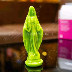 Tượng Đức Mẹ Maria Để Ô Tô, Bàn Làm Việc Cao 15cm - Chất Liệu Bột Đá Cao Cấp HANMYNGHE